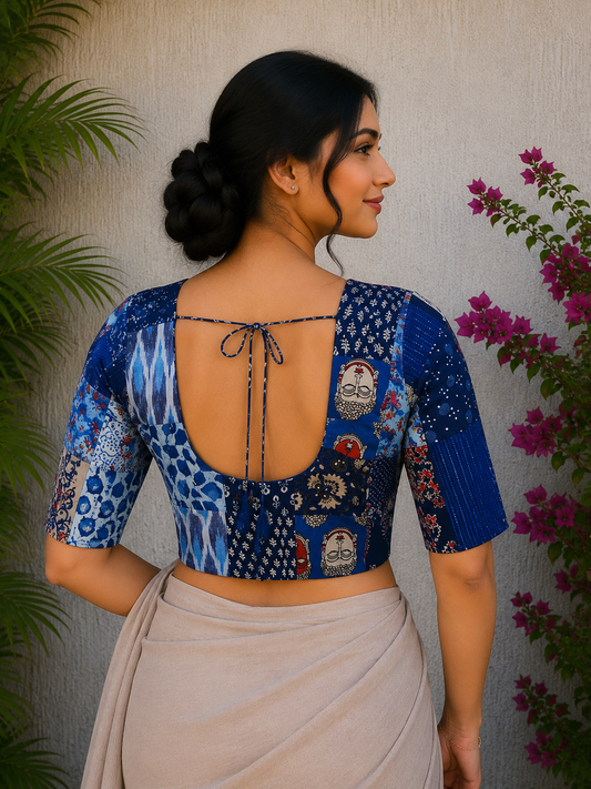 AJRAKH PATCHWORK BLOUSE 10