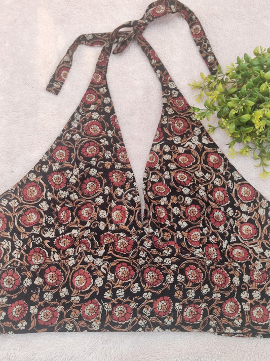 Knotting Black Floral