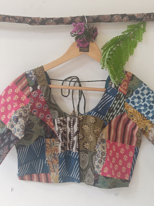 AJRAKH PATCHWORK BLOUSE 4