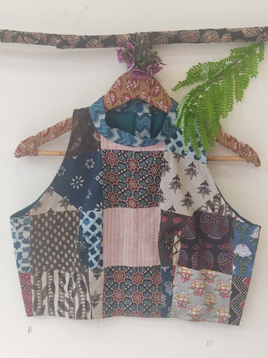 AJRAKH PATCHWORK BLOUSE 5