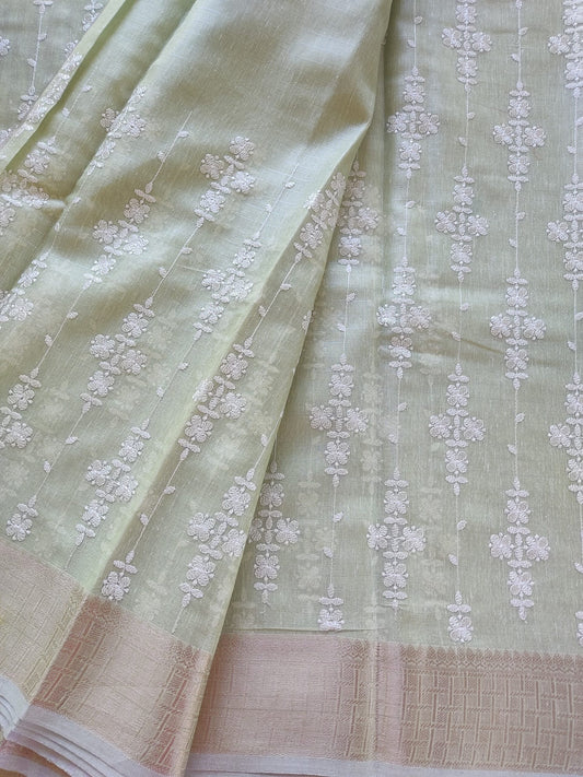 KOMAL PHOOL HANDWOVEN KOTA ZARI SAREE
