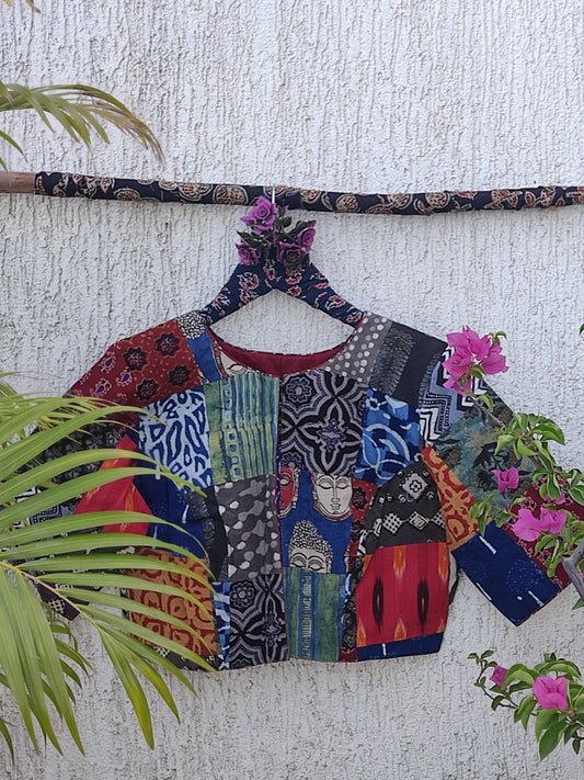 AJRAKH PATCHWORK BLOUSE 12