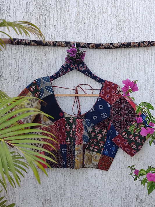AJRAKH PATCHWORK BLOUSE 11