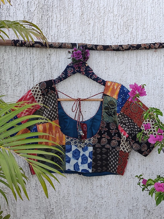 AJRAKH PATCHWORK BLOUSE 11
