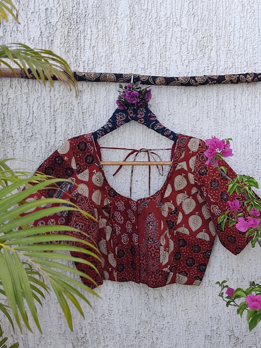 AJRAKH PATCHWORK BLOUSE 9