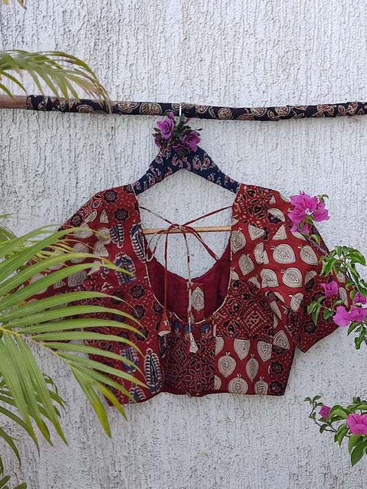 AJRAKH PATCHWORK BLOUSE 9