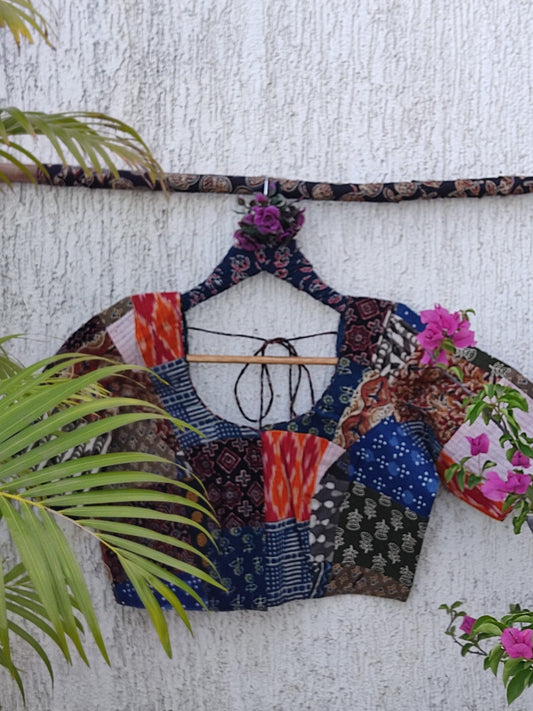 AJRAKH PATCHWORK BLOUSE 8