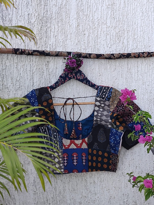 AJRAKH PATCHWORK BLOUSE 8