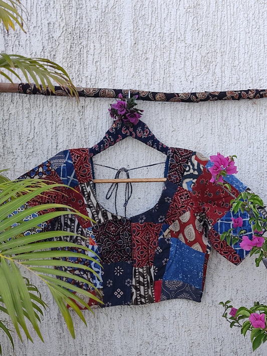 AJRAKH PATCHWORK BLOUSE 7