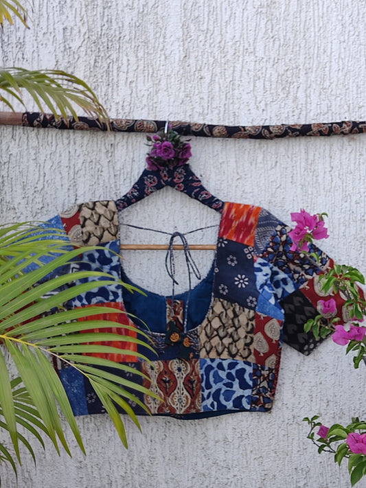 AJRAKH PATCHWORK BLOUSE 7