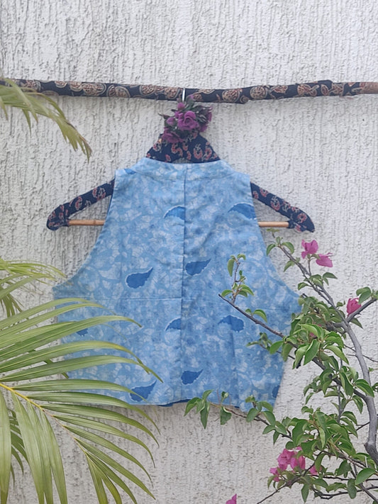 LIGHT BLUE READYMADE BLOUSE