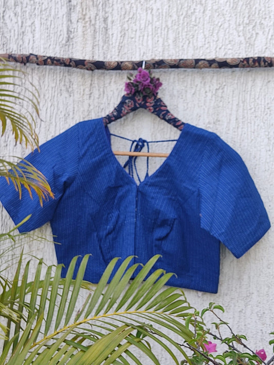 BLUE KANTHA READYMADE BLOUSE