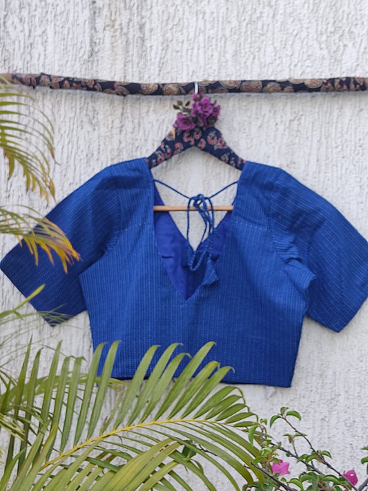 BLUE KANTHA READYMADE BLOUSE