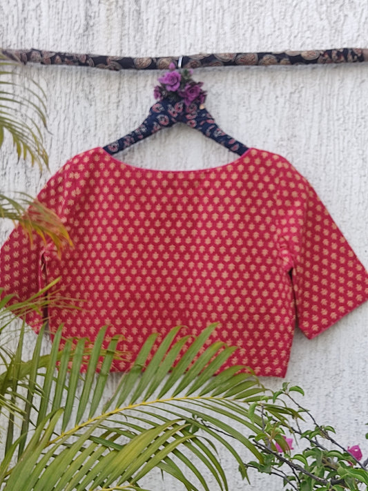 RANI PINK READYMADE BLOUSE