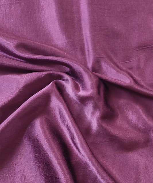 PURPLE MASHRU SILK PLAIN