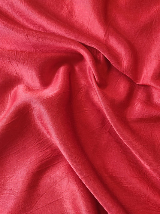 MAROON MASHRU SILK PLAIN 1