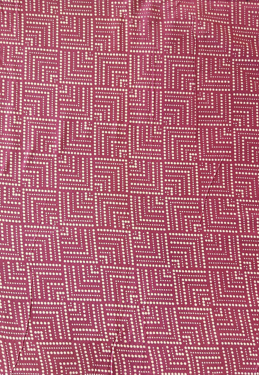 PURE COTTON RUST PRINTED COTTON FABRIC