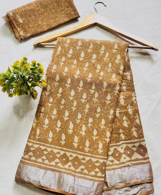 ANAYA COTTON LINEN SAREE