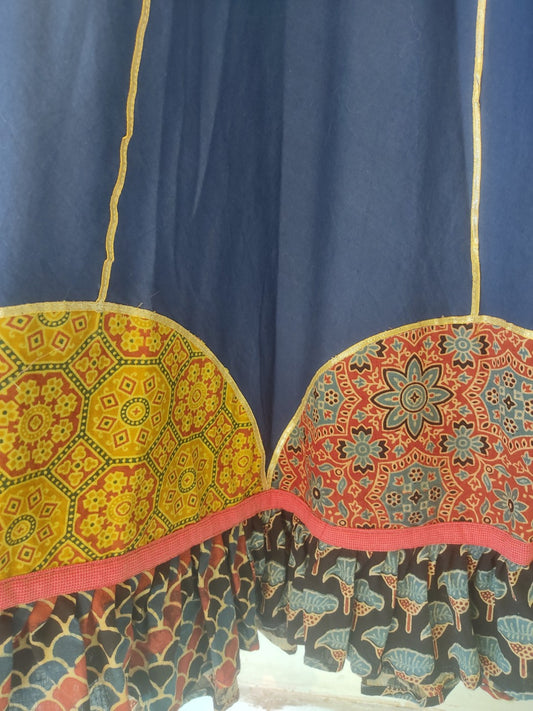 E-HALO COLLECTION BLUE SKIRT