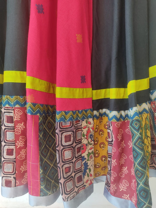 E-HALO COLLECTION MULTI COLOUR SKIRT