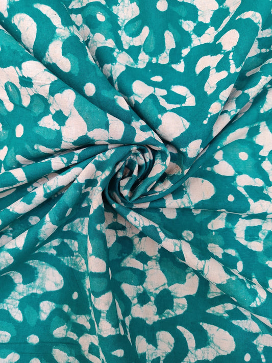 RAMA GREEN BATIK COTTON FABRIC
