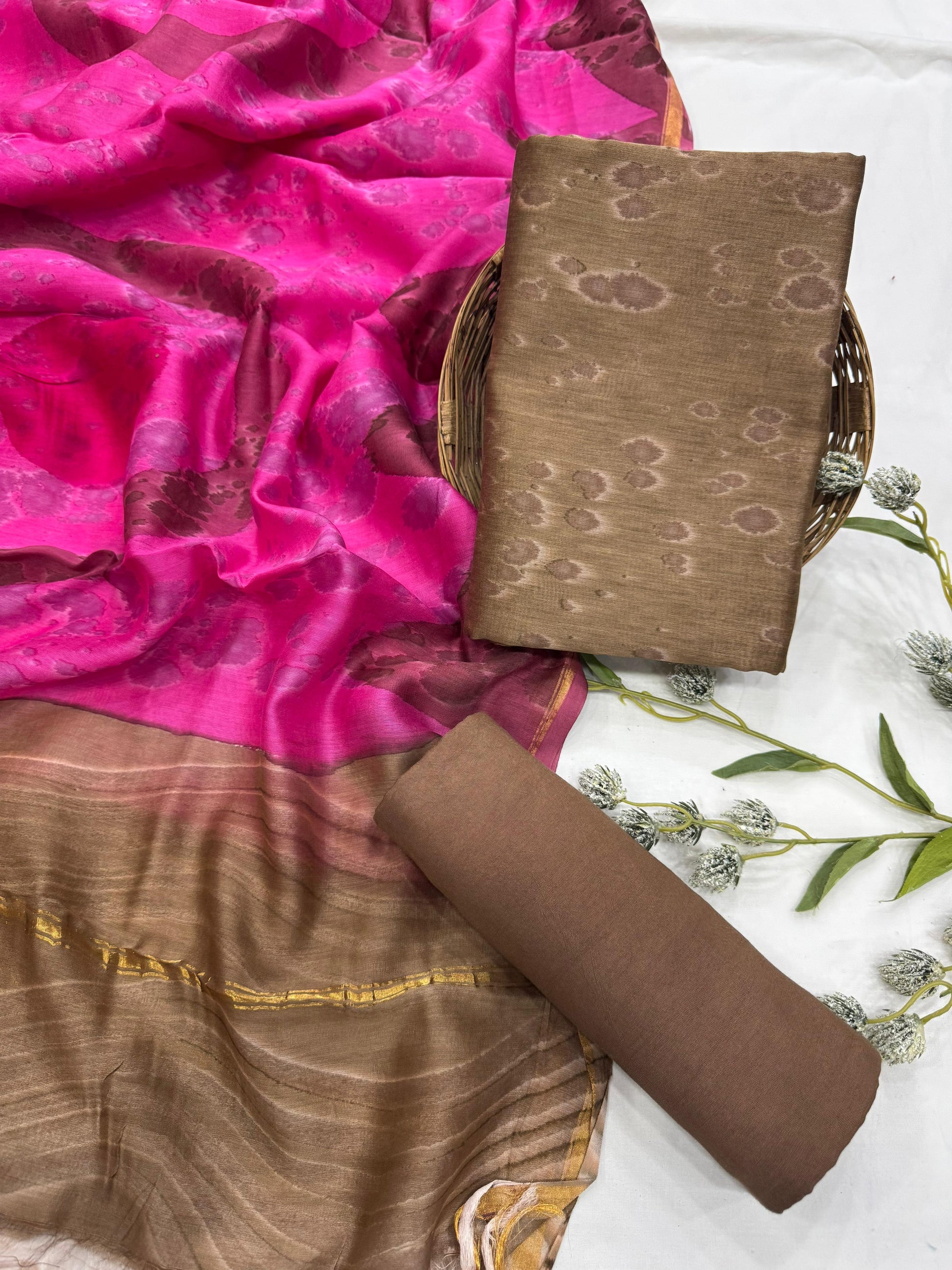 Artisanal Chanderi silk fabric crafted in Madhya Pradesh