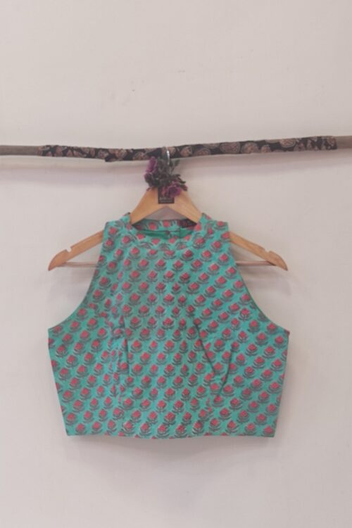 SANGANERI PRINT READYMADE BLOUSE