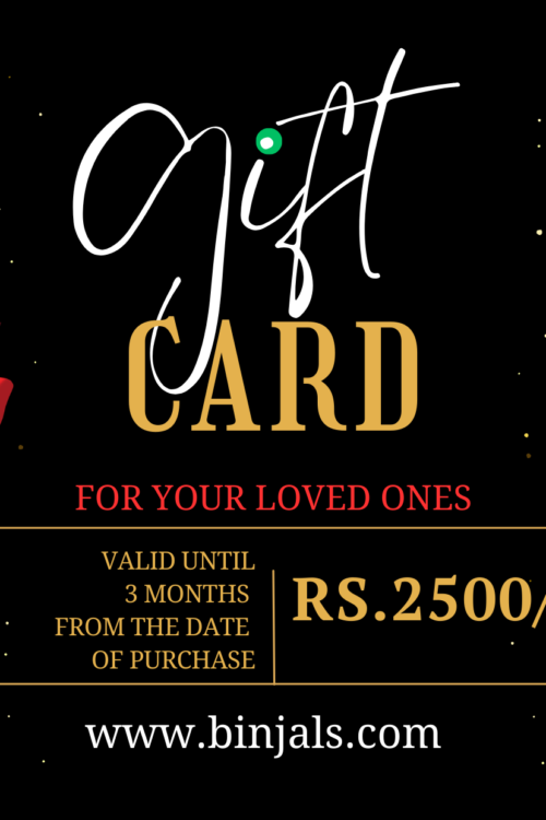 GIFT CARD 2500