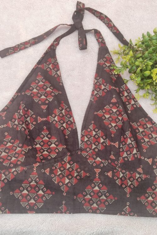 Knotting Brown Ajrakh