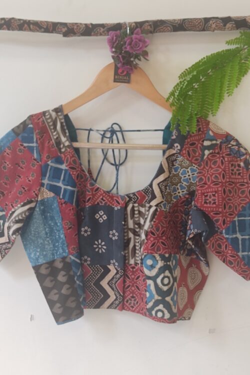 AJRAKH PATCHWORK BLOUSE 3