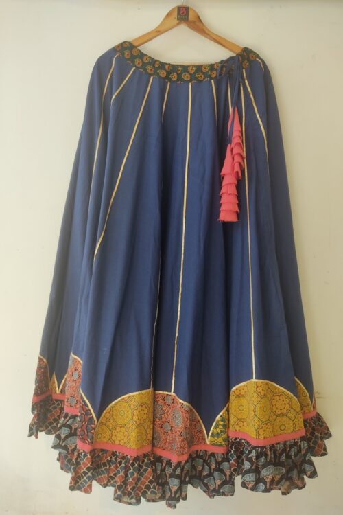 E-HALO COLLECTION BLUE SKIRT