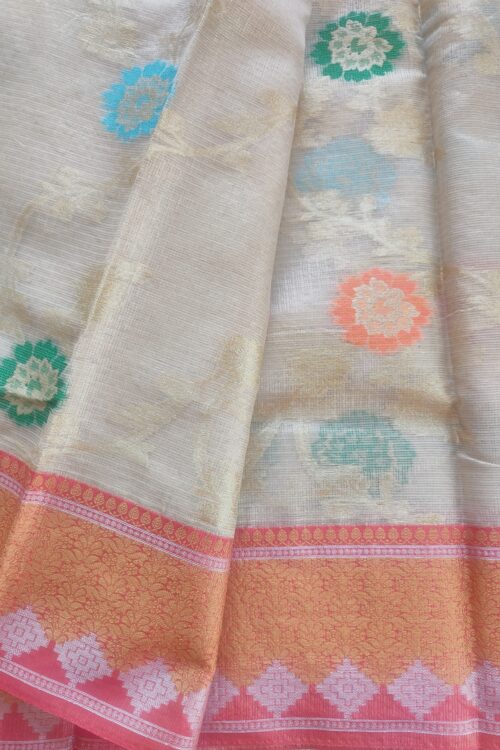 DESI SITARA HANDWOVEN KOTA ZARI SAREE