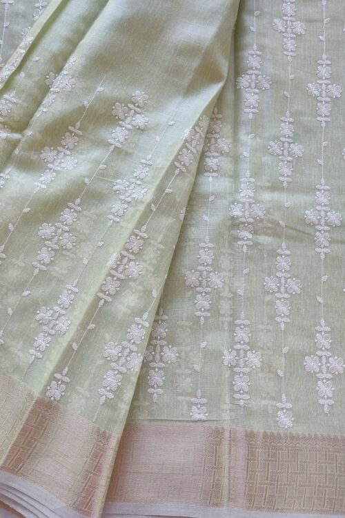 KOMAL PHOOL HANDWOVEN KOTA ZARI SAREE