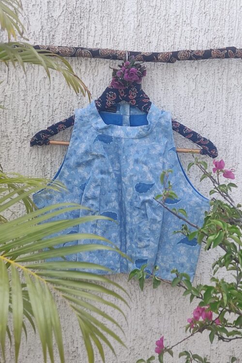 LIGHT BLUE READYMADE BLOUSE