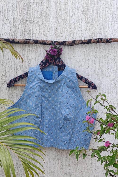 ICE BLUE READYMADE BLOUSE