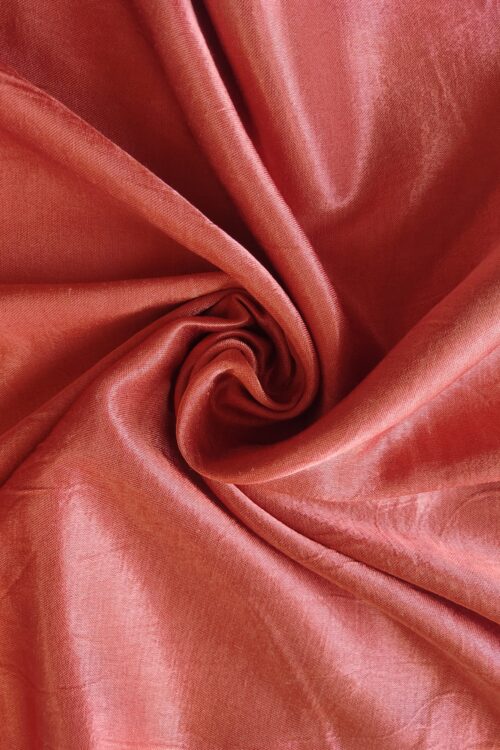 TOMATO MASHRU SILK PLAIN 1