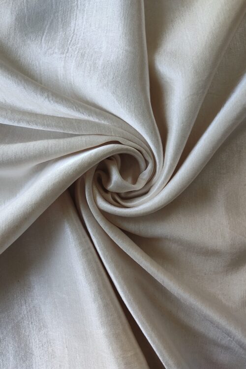 PEARL WHITE MASHRU SILK PLAIN